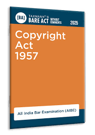 Taxman Bare Act with Comments Copyright Act 1957 ( AIBE) Edition 2025