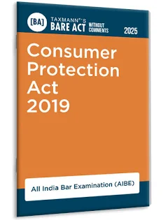 Taxmann Bare Act Without Comments Consumer Protection Acts 2019 (AIBE) Edition 2025
