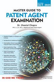 Whitesmann Master Guide To Patent Agent Examination By Dr.Sheetal Chopra Edition oct.2025