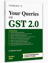 Taxmann Your Queries on GST 2.0 CA Kishore harjani Edition 2025