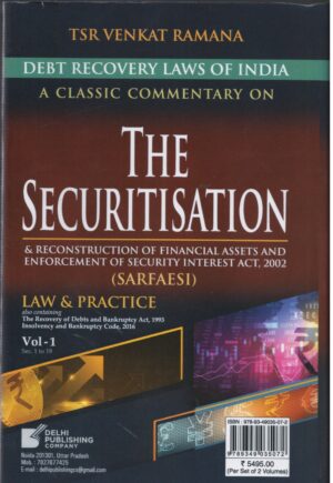 Delhi Pub Co. Debt Recovery Laws Of India A classic Commentary on The Securitisation In 2 Vol By TSR Venkat Ramana Edition 2026