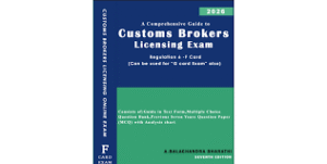 A.Balachandra Bharathi Customs Brokers Licensing Online Exam (Regulation 6-F Card ( Can Be used for G card Exam '' also )  Edition 2026