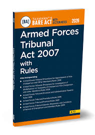 Taxmann Bare Act with Section Notes Armed Forces Tribunal Act 2007 With Rules Edition 2026