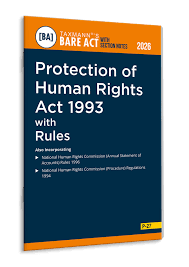 Taxmann Bare Act with Section Notes Protection of Human Rights Act 1993 with Rules Edition 2026