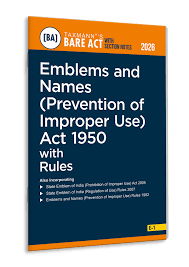 Taxmann Bare Act with Section Notes Emblems and Names (Prevention of Improper Use) Act 1950 with Rules Edition 2026
