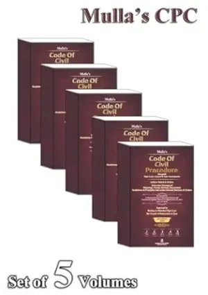 Ashok Law House Mulla's CODE OF CIVIL PROCEDURE - CPC (in 5 Volume) Edition Latest 6th 2026