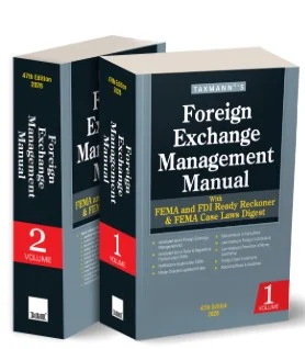 Taxmann Foreign Exchange Management Manual With FEMA and FDI Ready Reckoner & FEMA Case Laws Digest Set of 2 Volume 47th Edition-2026