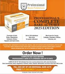 Professional’s Complete Bare Acts Set 2 Box Edition 2025