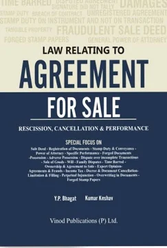 Vinod Publication Law Relating to Agreement For Sale By Y.P.Bhagat Edition 2026