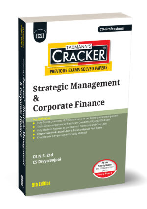 Taxmann Strategic Management & Corporate Finance By Cs N.S. Zad Cs Divya Bajpai Group-2 Paper-5 Dec. 2026/June.2027 Exams 5th Edition