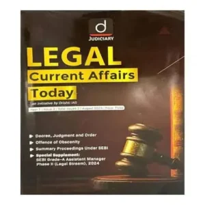 JUDICIARY LEGAL CURRENT AFFAIRS TODAY Edition August 2025