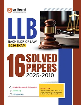LLB Bachelor of Law 16 Solved Papers 2025-2010 Exam 2026