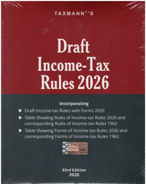 Taxmann Draft Income Tax Rules 2026 63rd Edition 2026