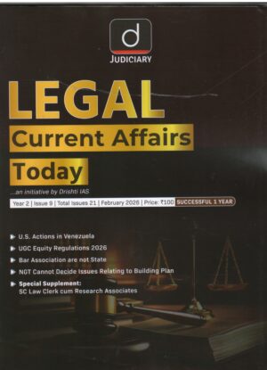 Drishti Judiciary Legal Current Affairs Today February  Eidition 2026