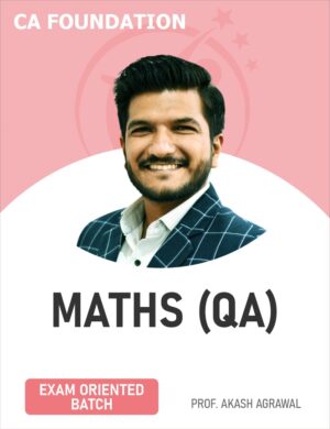 BB Virtuals CA Foundation Maths (QA) (Exam Oriented) Jan, May 26 & onwards Exams