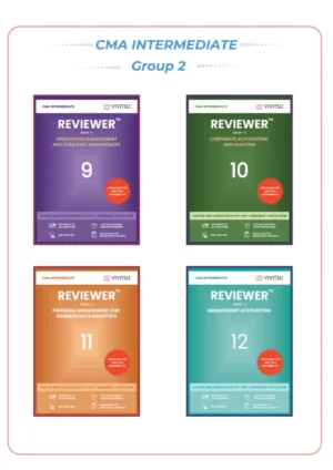 Vivitsu CMA Inter Group-2 Reviewer Operations Management and Strategic Management(9),Corporate Accounting and Auditing(10),Financial Management and Business Data Analytics(11)Management Accounting 12 Applicable For June 2026 & Dec.2026