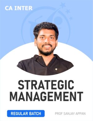 BB Virtuals CA Inter Strategic Management (Regular Batch) for May 26, Sep 26 & Jan 27 By Prof. Sanjay Appan