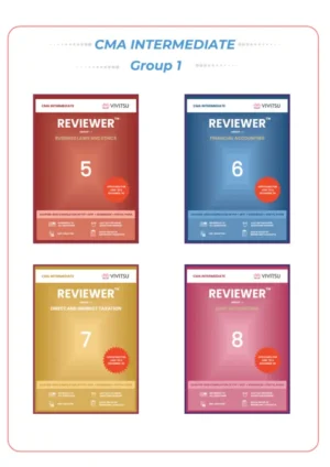 Vivitsu CMA Inter Combo Group-1 Reviewer Business Laws and Ethics(5),Financial Accounting(6),Direct and indirect Taxation(7),Cost Accounting(8),Applicable For June 26 & December 2026