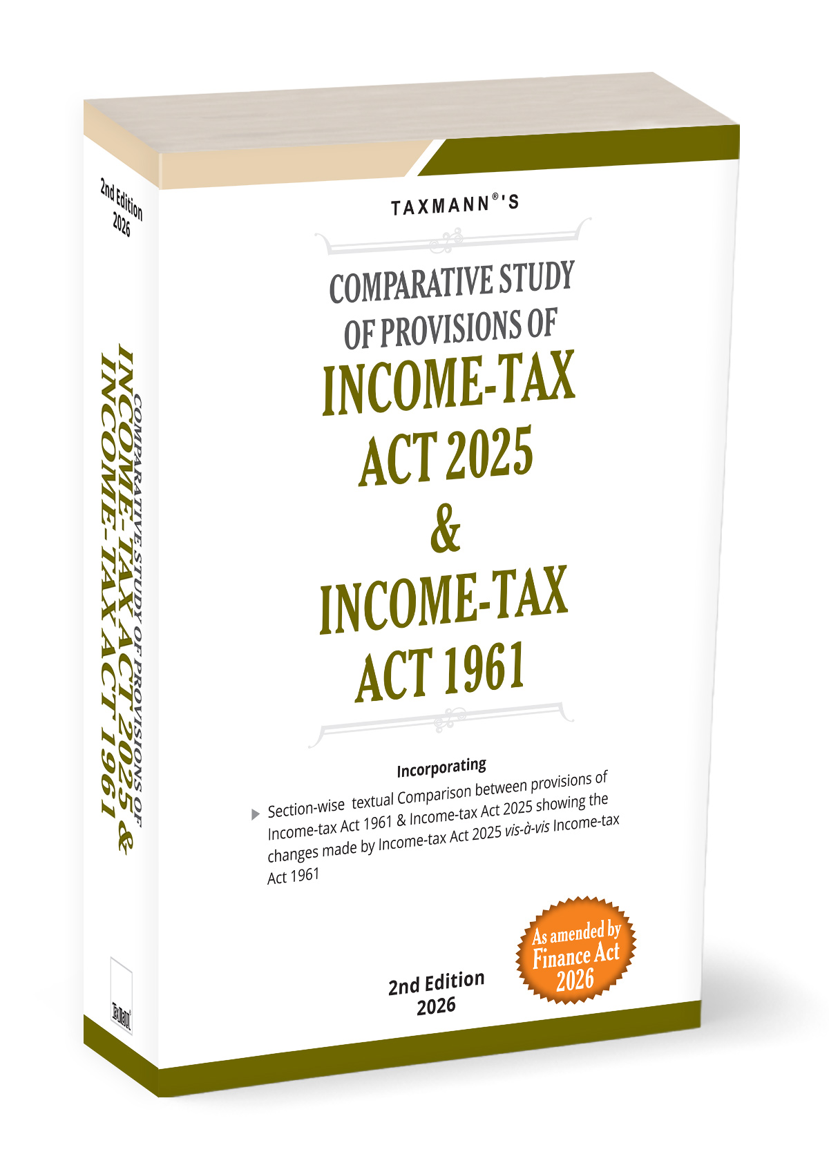 Taxman Comparative Study of Provisions of Income Tax Act 2025 & Income ...