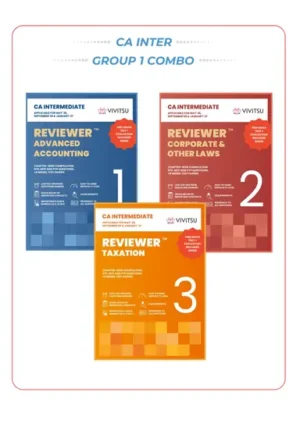 Vivitsu CA Inter Combo Group-1 Reviewer Advanced Accounting (1),Corporate and Other Laws (2),Taxation(3) Applicable For May 26 Sept.26 And January 2027