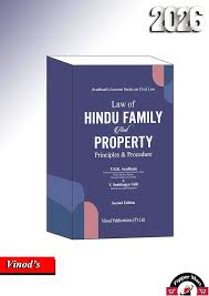 Vinod Publication Law Of Hindu Family and Property Principles & Procedure By V.S.R Avadhani 2nd Edition 2026
