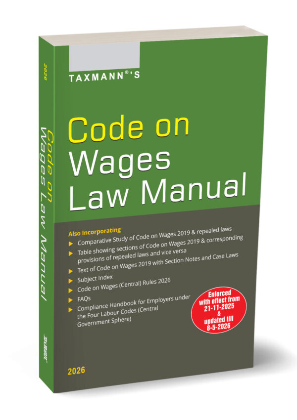 Taxmann Code on Wages Law Manual Edition 2026