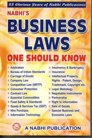 Nabhi Business Laws One Should Know By Ajay kumar Garg 19th Revised Edition 2026