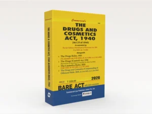 Commercial Bare Act The Drugs and Cosmetics Act 1940 Act 23 of 1940 As Amended Edition 2026