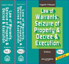 Asia Law House Law of Warrants Seizure of Property & Decree & Execution in 2 Vol. 1st Edition 2026