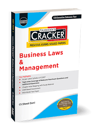 Taxmann Cracker Cs-Executive Entrance Test Business Laws & Management  By Cs Shruti soni Applicable for June/October 2026 Exam