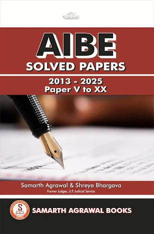 Pariksha Manthan AIBE Solved Papers 2013-2025 Paper V to XX By Samarth Agrawal  Books