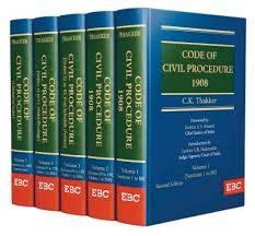 EBC Code of Civil Procedure 1908 By C.K.Thakker in 5 Volume 2nd Edition 2026