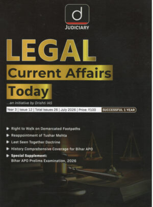 Drishti Judiciary Legal Current Affairs Today July 2026