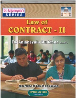 Supreme Law House Law of Contract - II by Dr. Anjaneyulu Muddana First Edition 2026