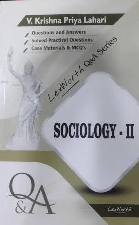 Lex Worth Question & Answer Series Sociology II By V. Krishna Priya Lahari