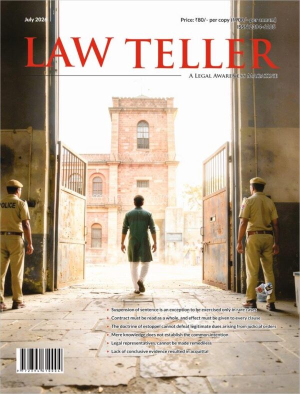 LAW TELLER - A Legal Awareness Magazine From January 2026 To December 2026 Annual Subscription Combo Edition 2026