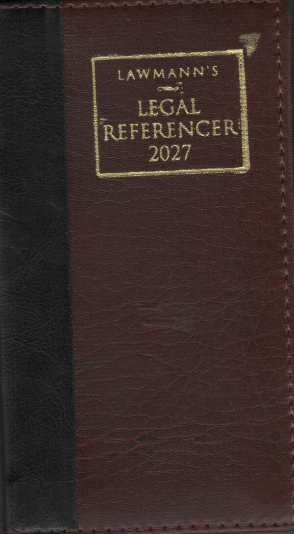 Lawmann's Legal Referencer 2027 By Kamal Publishers Edition 2027