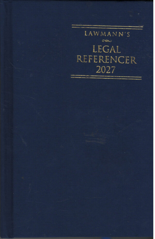Lawmann's Legal Referencer 2027 By Kamal Publishers Edition 2027
