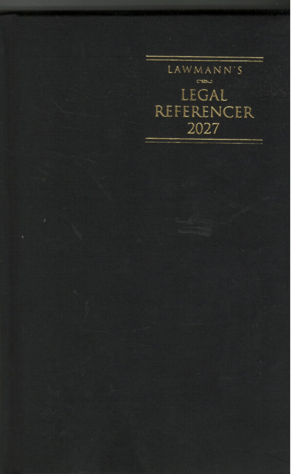 Lawmann's Legal Referencer 2027 By Kamal Publishers Edition 2027