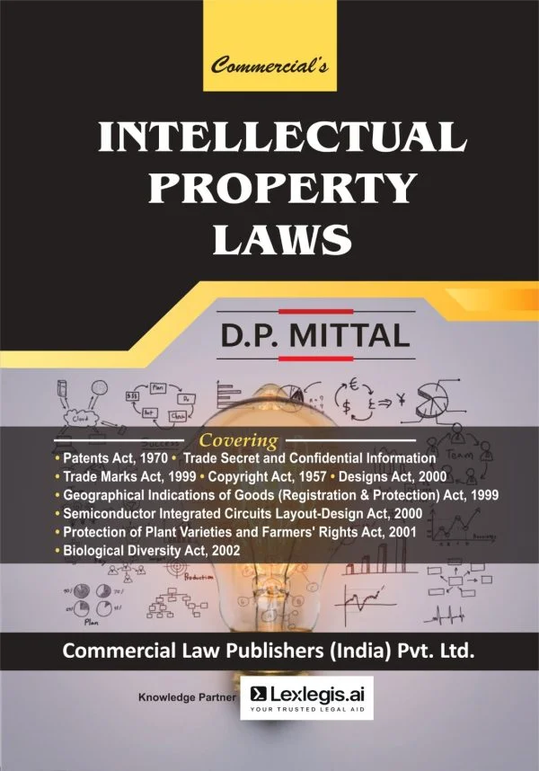 Commercial's Intellectual Property Laws by D.P. Mittal Edition 2027