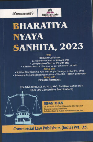 Commercial's Bharatiya Nyaya Sanhita, 2023 by Irfan Khan Edition 2027