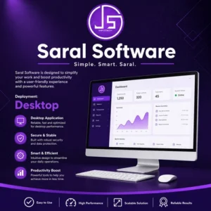 Saral Software Combo of T.D.S. + G.S.T. + I.T.R. Multi Users Edition 2026