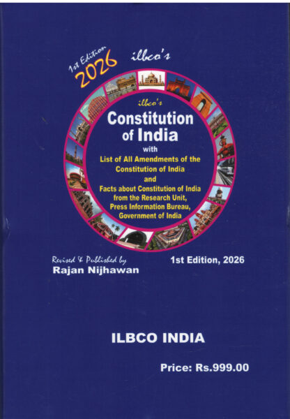 ILBCO Constitution of India by Rajan Nijhawan 1st Edition-2026