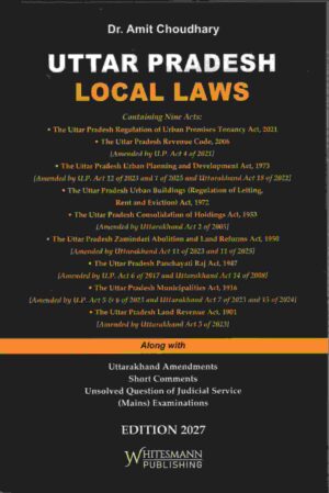 Whitesmann Uttar Pradesh Local Laws By Dr. Amit Choudhary Edition 2027